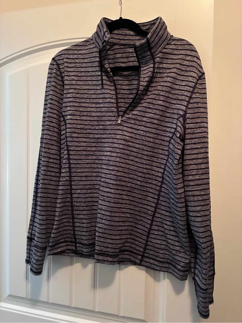 Lululemon Men’s Striped Half-Zip Pullover